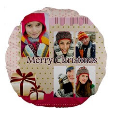 christmas - Large 18  Premium Round Cushion 