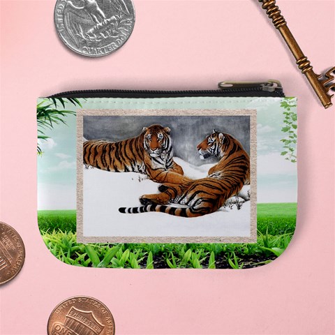 Tiger Mini Coin Purse By Catvinnat Back