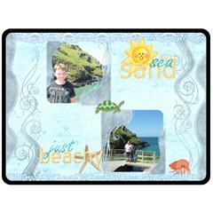 Just Beachy Extra Large Fleece Blanket - Fleece Blanket (Large)