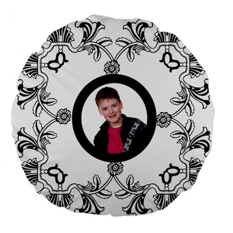 Art Nouveau Round Cushion By Catvinnat Front