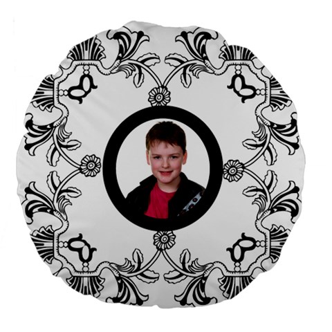 Art Nouveau Round Cushion By Catvinnat Back