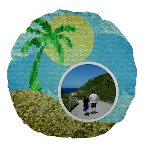 Tintagel Round Cushion By Catvinnat Front
