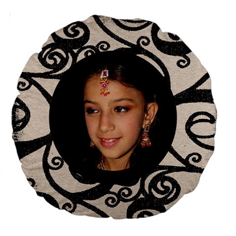 Fantasia Round Cushion By Catvinnat Front