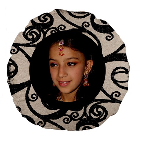 Fantasia Round Cushion By Catvinnat Back