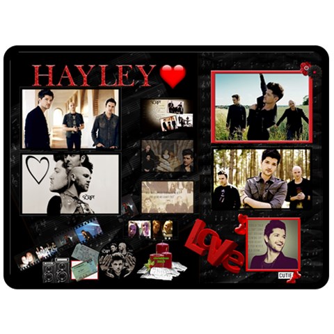Hayley By Julie 80 x60  Blanket Front
