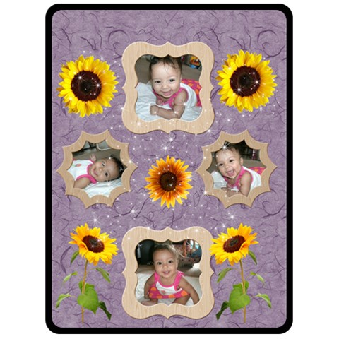 Sunflower Blanket By Angeye 80 x60  Blanket Front