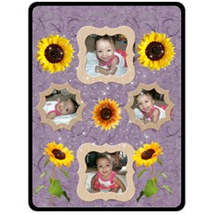 sunflower blanket - Fleece Blanket (Large)