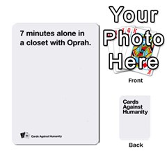 CaH White Deck 4 - Playing Cards 54 Designs (Rectangle)