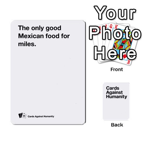 Cah White Cards 6 By Steven Front - Heart10