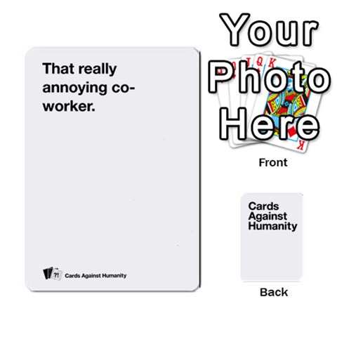 Cah White Cards 6 By Steven Front - Diamond3