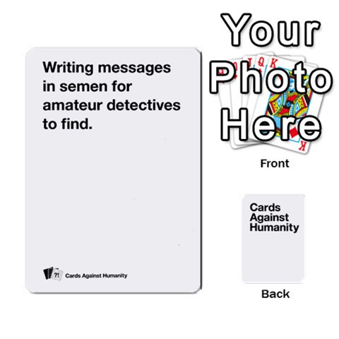 Cah White Cards 6 By Steven Front - Spade6