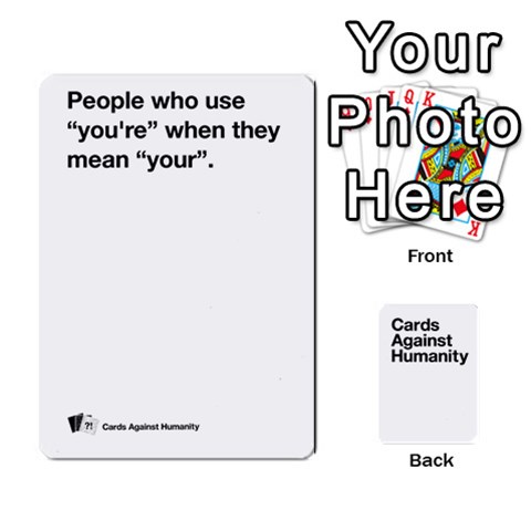 Cah White Cards 6 By Steven Front - Joker1