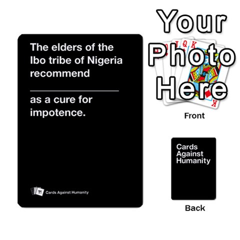 Cah Black Cards 4 By Steven Front - Heart4