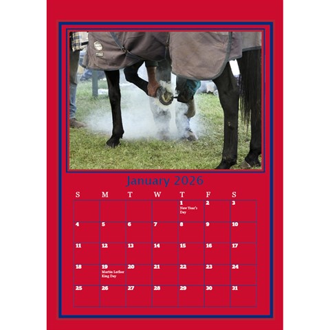 A Little Perfect Desktop Calendar By Deborah Jan 2026