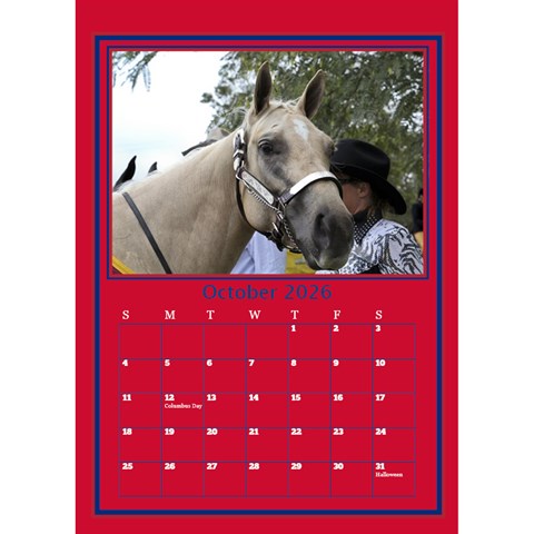 A Little Perfect Desktop Calendar By Deborah Oct 2026
