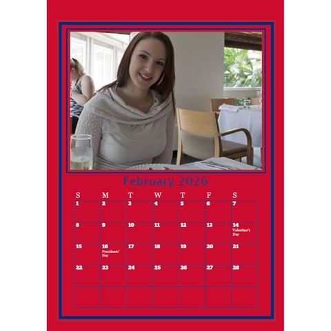 A Little Perfect Desktop Calendar By Deborah Feb 2026
