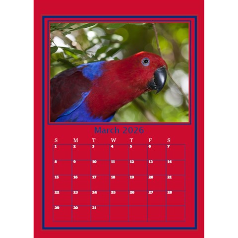A Little Perfect Desktop Calendar By Deborah Mar 2026