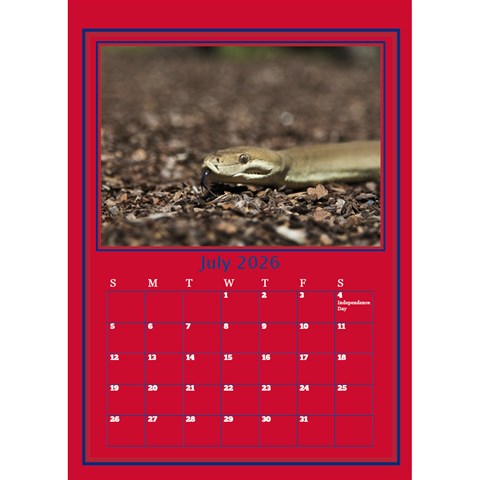 A Little Perfect Desktop Calendar By Deborah Jul 2026