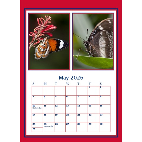 A Picture Desktop Calendar By Deborah May 2026