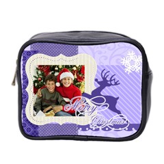 christmas - Mini Toiletries Bag (Two Sides)