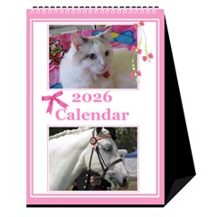 Princess Pink Desktop Calendar