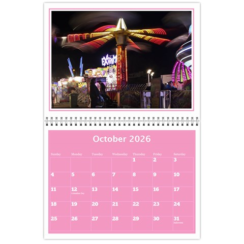 Pink Princess Wall Calendar 11x8 5 By Deborah Oct 2026
