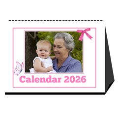 Pink Princess Desktop Calendar (8 5x6)