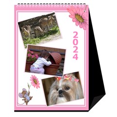 Pink Princess Desktop Calendar - Desktop Calendar 6  x 8.5 