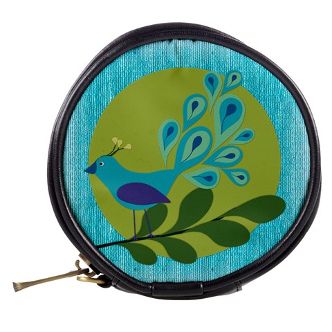 Peacock Makeup Bag By Zornitza Back