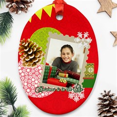 christmas - Ornament (Oval)