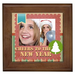 new year - Framed Tile