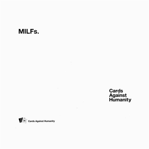 Cah White Cards 7 By Steven Front - Heart8