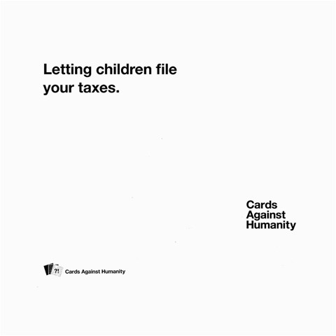 Cah White Cards 7 By Steven Front - Heart10
