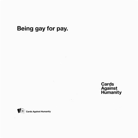 Ace Cah White Cards 7 By Steven Front - DiamondA