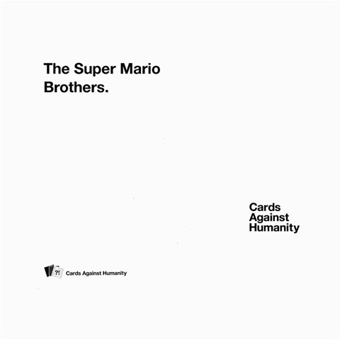 Cah White Cards 7 By Steven Front - Spade8