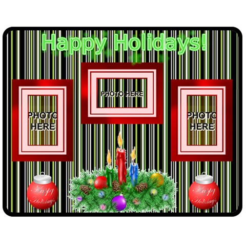 Holiday Medium Blanket #3 By Joy Johns 60 x50  Blanket Front