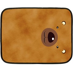 bear - Two Sides Fleece Blanket (Mini)