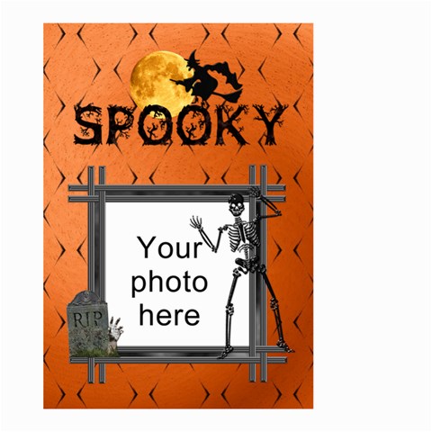 Spooky Halloween Large Garden Flag (2 Sided) By Lil Front