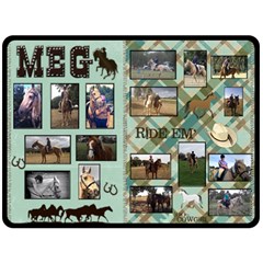 meg - Fleece Blanket (Large)