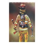 Firefighter Curtain - Shower Curtain 48  x 72  (Small)