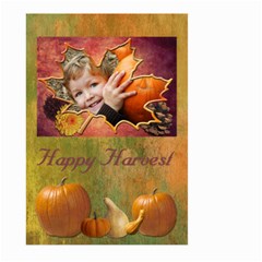 harvest flag - Large Garden Flag (Two Sides)