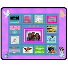 Bible quotes medium blanket - Fleece Blanket (Medium)