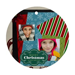 merry christmas - Ornament (Round)