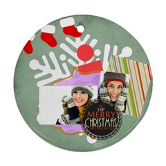 merry christmas - Ornament (Round)