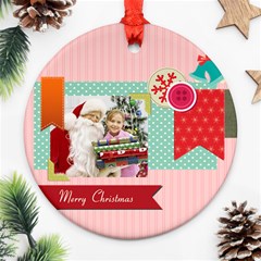 merry christmas - Ornament (Round)