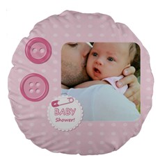 baby - Large 18  Premium Round Cushion 