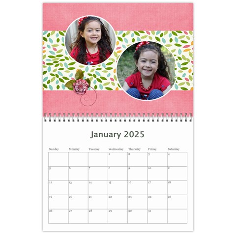 Wall Calendar 11 X 8 5 Jan 2025