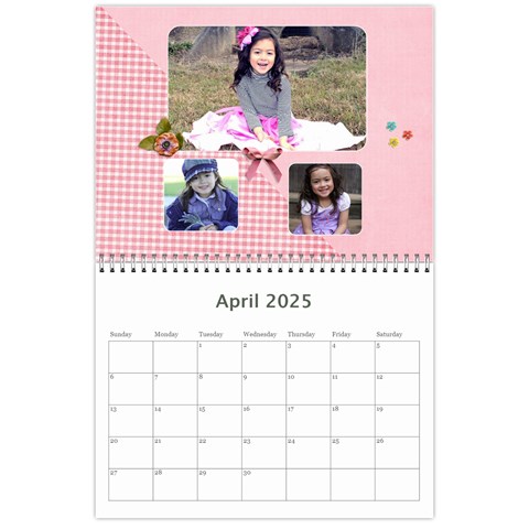Wall Calendar 11 X 8 5 Apr 2025