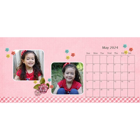 Desktop Calendar 11  X 5  May 2024