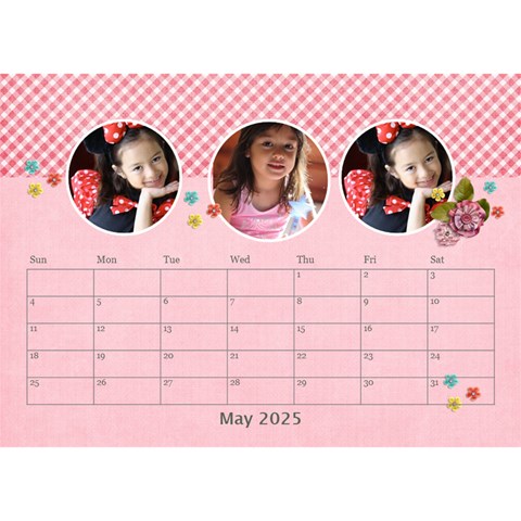 Desktop Calendar 8 5  X 6  May 2025